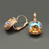 Auskari "Vintāžš V (Light Colorado Topaz Shimmer)" ar Swarovski™ kristāliem
